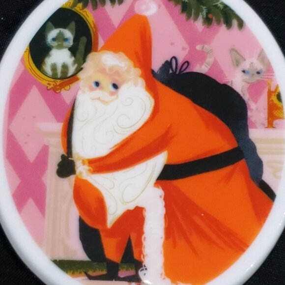 Target Wondershop WHIMSICAL SANTA & CATS Christmas Ornament 2022 James Jeffers - Picture 3 of 7